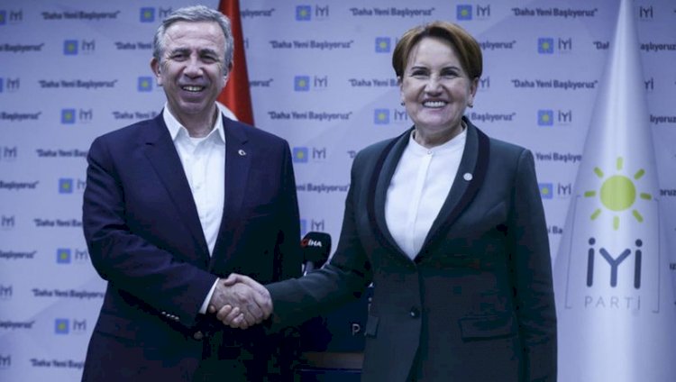 İYİ Parti  Genel Başkanı Meral Akşener'in Cumhurbaşkanı adayı Mansur Yavaş!