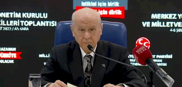 Bahçeli: ABD Büyükelçisi'nin İmamoğlu'na gitmesi zarfsız mesajdır