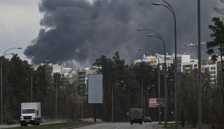 Rusya başkent Kiev'i hedef aldı