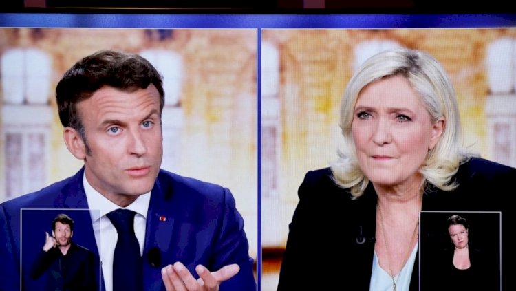 Le Pen'le Düellosunda "Avantaj" Macron'un