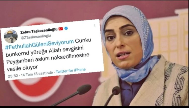 AKP'li Taşkesenoğlu'nun FETÖ paylaşımı ortaya çıktı!