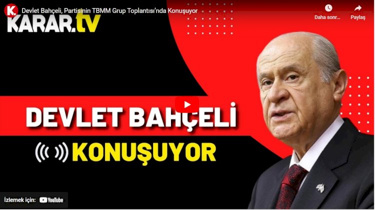 Bahçeli Sinan Ateş suskunluğunu bozdu