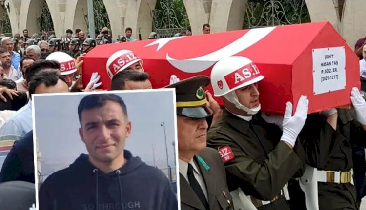 Kahramanmaraş'ta Şehit Piyade Sözleşmeli Er Hasan Taş'a son veda