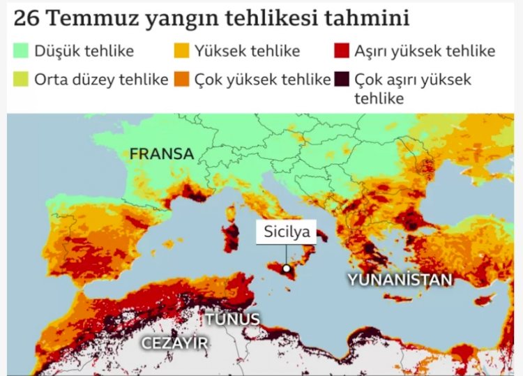 Orman yangınları: Akdeniz ülkelerinde alevler 40'tan fazla kişiyi öldürdü