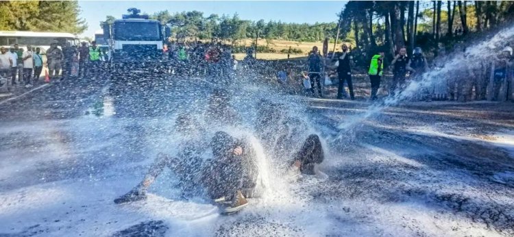 Akbelen'de 18 çevreci gözaltına alındı