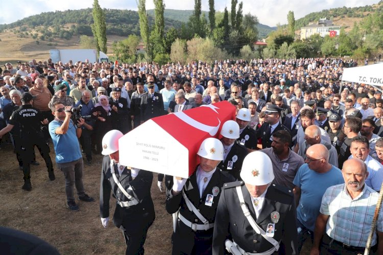 Şehit Polis Memuru Hakan Telli Son Yolculuğuna Uğurlandı