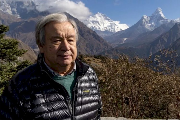 BM Genel Sekreteri Antonio Guterres'ten Nepal'de küresel ısınma uyarısı: Çılgınlığı durdurun