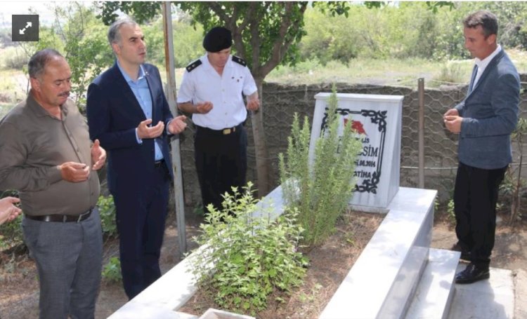 Şehit polis Ömer Kesim mezarı başında anıldı