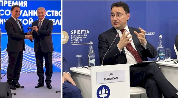 Ali Babacan’a Rusya’dan sürpriz ödül: Putin'in özel davetiyle katılmıştı