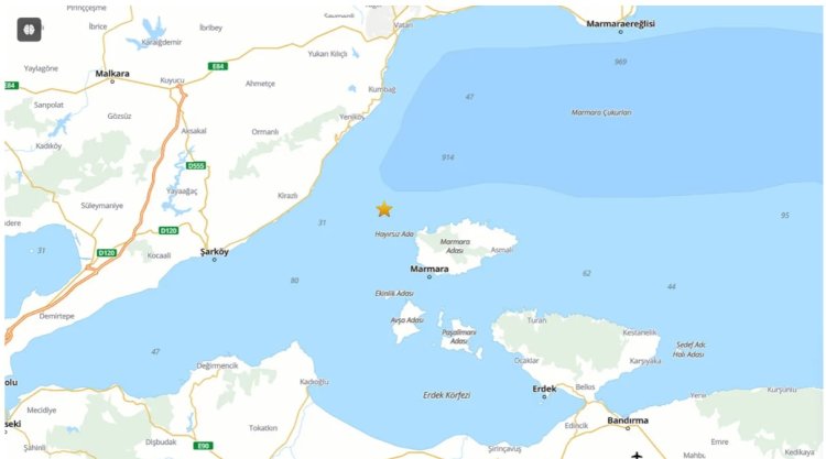 Tekirdağ ve Balıkesir'de hissedildi: Marmara'da 4.4 büyüklüğünde deprem