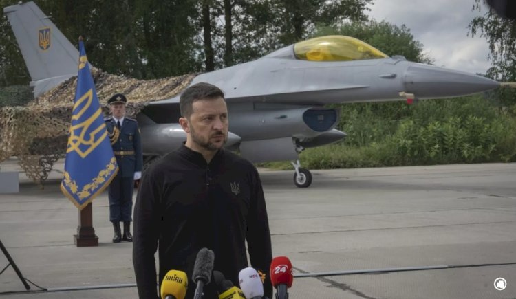 Zelenskiy: Ukrayna İlk Partisi F-16 Savaş Uçaklarını Teslim Aldı