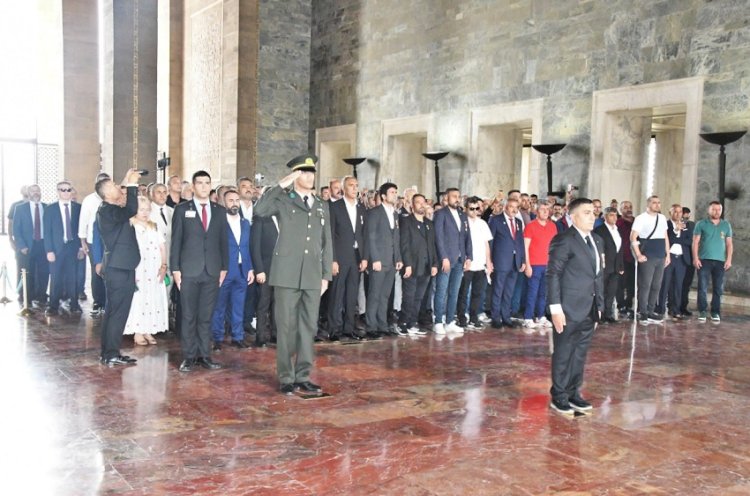 Er Şehit ve Gaziler Platformu 19 Eylül Gaziler Günü’nde Anıtkabir’deydi