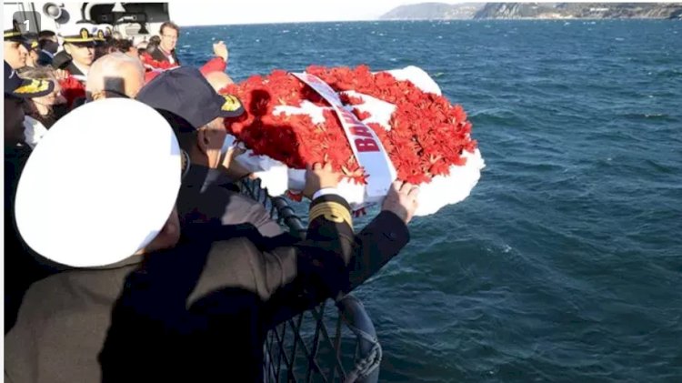 Rus Donanması Tarafından Batırılan 3 Geminin 221 Şehidi İçin Zonguldak Ereğli'de Anma Töreni