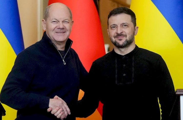 Almanya Başbakanı Scholz'dan Kiev'e Kritik Ziyaret: Uzun Menzilli Füze ve NATO Tartışmaları